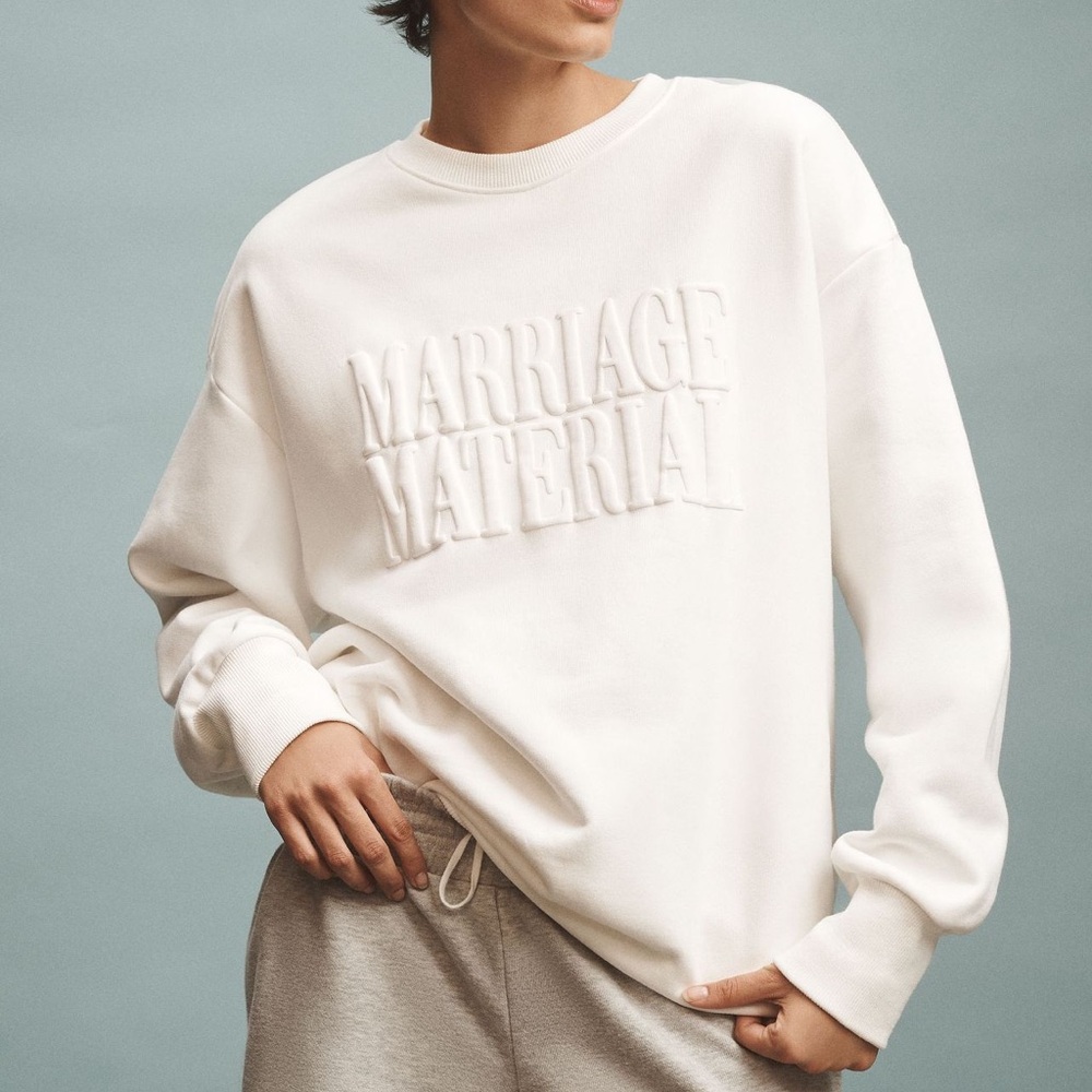 Women's White Sweatshirt
